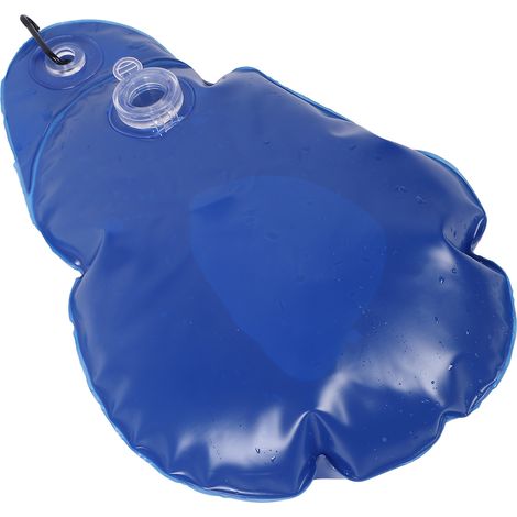 Sacs de lest pour bâche de piscine en PVC antigel accrochables remplissage eau sable hiver bleu foncé 16 pièces (1/5)