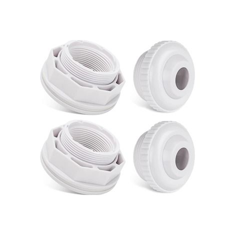 Retour d eau Hayward SP1023 – Avec écrou de verrouillage SP1419D – Buse d entrée avec joint – Raccord 32 38 mm，Trois lots (1/5)