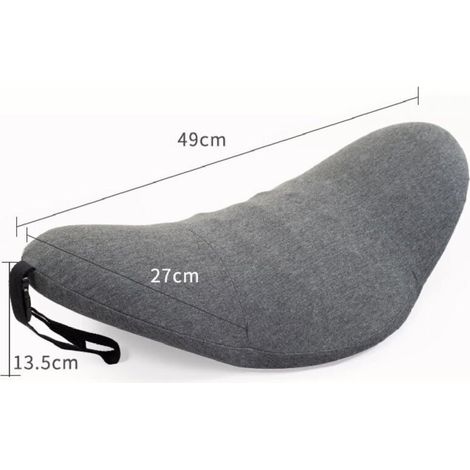Coussin Lombaire Ergonomique En Mousse à Mémoire De Forme Avec Housse Lavable Et Sangle Rglable Pour Bureau Maison Et Voiture 55999716
