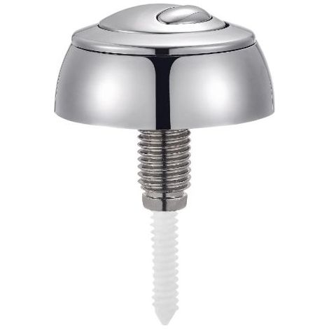 Bouton soupape à double poussoir OPTIMA 49/S, SIAMP, chrome, Réf.34490220 (1/5)