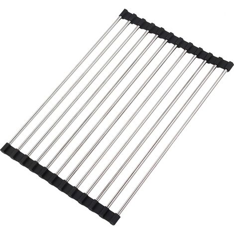 Rack De Sechage Pour Vaisselle - 15 Tubes - 52 x 28 cm - Noir - 1 Piece (1/5)