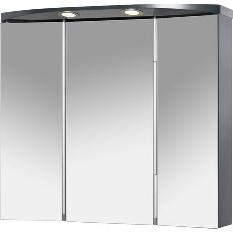 Jockey Spiegelschrank Lambda anthrazit 70 x 64 cm (1/2)