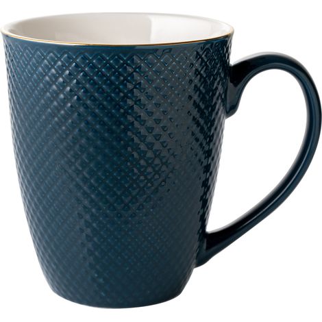 Florina Tiffany Porzellanbecher 400 ml blau