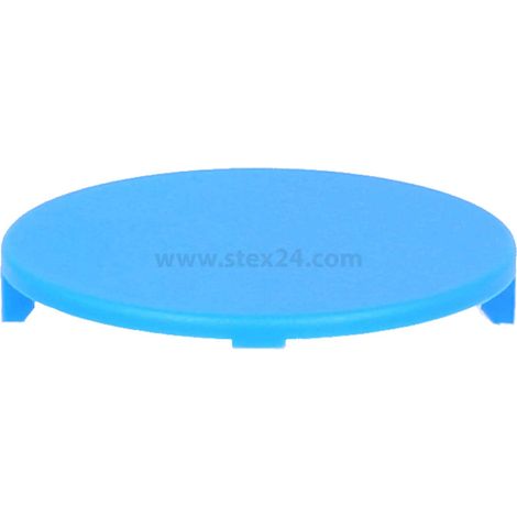 Georg Schlegel Tasterkappe, flach gedeckt Farbe blau Ausführung für unbeschriftete Tasten, nicht beleuchtbar - 1 Stück