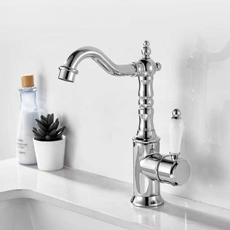 Mitigeur pour vasque - cuivre - pour salle de bain et vasque (1/5)