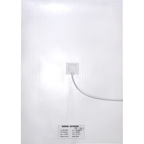 DFG-4030@110: Desempañador de espejos de 40 x 30 cm, 110 V CA, PET (Dupont), 0,06 m²