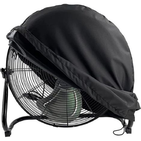 Housse de protection pour ventilateur sur pied - 61 x 19 x 61 cm - Tissu Oxford 210D - Sac de rangement à cordon - Réutilisable - Imperméable et anti-poussière - Housse de protection pour ventilateur (1/5)