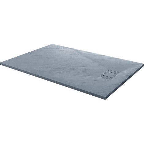 Piatto Doccia 80x100 cm Effetto Pietra Stone Grigio (1/5)
