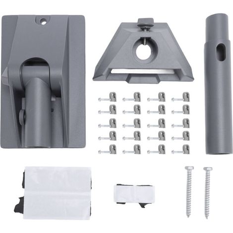 Kit de Montage sur Toit Pivotant et Réglable - Revêtement Étanche en Alliage d'Aluminium, pour Mini Antenne (1/5)