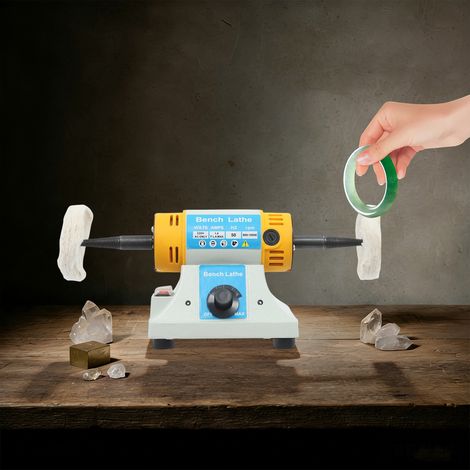 YISSALE – Mini meuleuse d'établi multifonctionnelle à deux têtes 200w 10000RPM pour le meulage et le polissage (1/5)