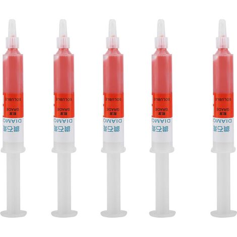 5 pièce/ensemble diamant meulage pâte à polir composé de rodage abrasif aiguille Tube W1.5 6000-Crezuo