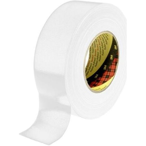 Ruban adhésif toilé 3M 389W38 blanc (L x l) 50 m x 38 mm caoutchouc 1 pc(s) (1/3)