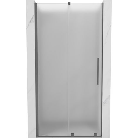 Mexen Velar Schiebetüren 120 cm, Mattglas, Gun Metal - 871-120-000-31-95 (1/5)