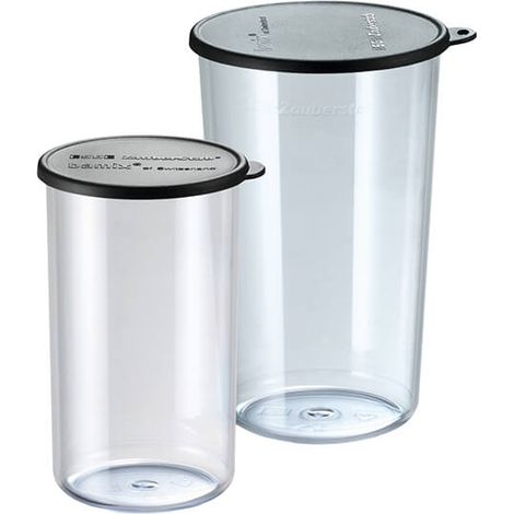 Bamix 400ml + 600ml Beakers with Lids (1/4)