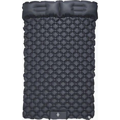 Matelas gonflable double autogonflant, très grande taille - Matelas de camping - Lit de camping - Matelas d'appoint pliable - Matelas gonflable - Double... (1/5)