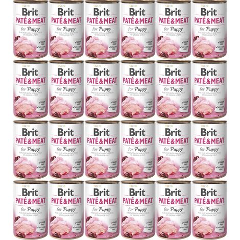 Brit Pate & Meat Puppy - paté de pollo y pavo 400 g