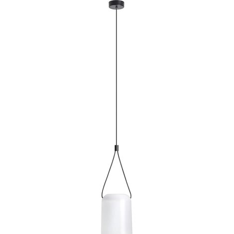 Leds-C4 Attic - Suspension décorative au plafond blanc mat noir mat 1x E27 / 250cm