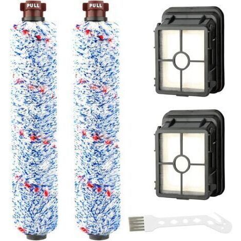 Remplacement Accessoires 2 Brosse Rouleau Multi-Surface + 2 Filtres pour BISSELL Crosswave 17132 et 2225N Series (1/5)