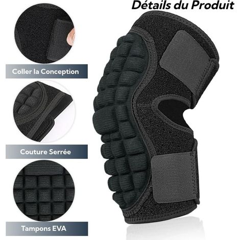 Coudières 2 pièces, support de coude, volley-ball, lutte, basket-ball, support de coude, support de coude droit, protection de fitness, convient aux (1/5)