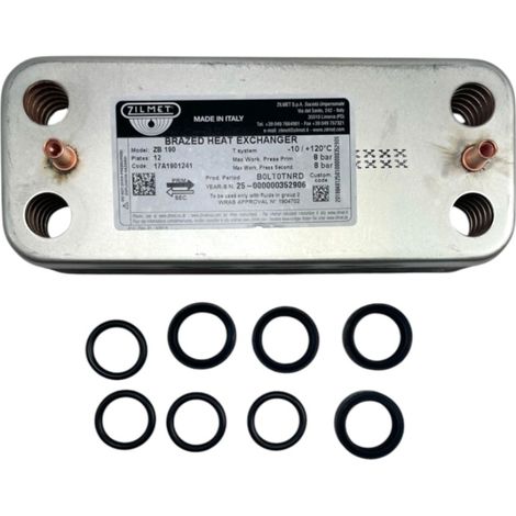 Intercambiador de placas Beretta 12p orig.