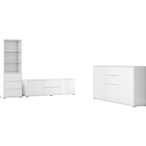 Conjunto de salón Comfivo Tutela III, Blanco (1/5)