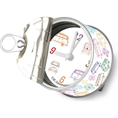 Horloge de Table T1 Combi Bus, Horloge magnétique, MyClock également Personnalisable, Cadeau Photo (Contours) (1/5)