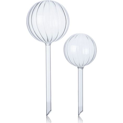 Bolas de cristal con riego automático en dos tamaños para plantas