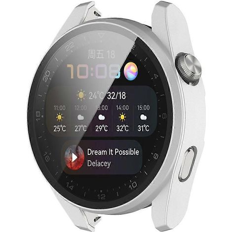 Coque de protection anti-rayures avec film trempé pour écran Huawei Watch3 Pro S (1/4)