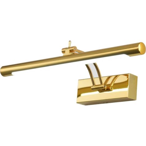 Moderne 9W 40cm goldene LED-Wandleuchte mit Spiegeloptik, ideal für Badezimmer, Schlafzimmer, Wohnzimmer, Ankleidezimmer, Flure und Gärten - eine Wandleuchte, die Dekoration und Funktionalität vereint