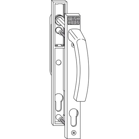 WINKHAUS Griffgarnitur GG RR, Aluminium,