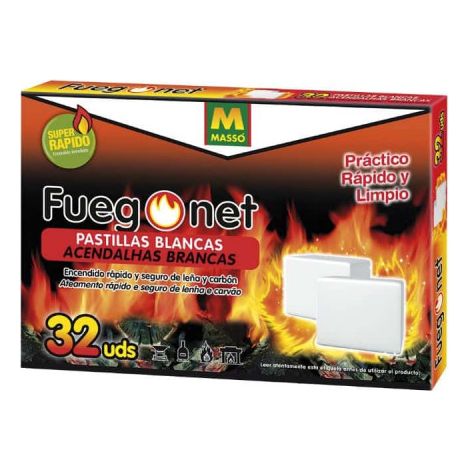 Anzündtabletten für Kamin - 32 Stück - 85874