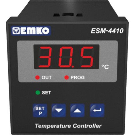 Emko ESM-4410.5.14.0.1/00.00/2.0.0.0 2-Punkt-Regler Temperaturregler Pt1000 -50 bis 400 °C Relais 7