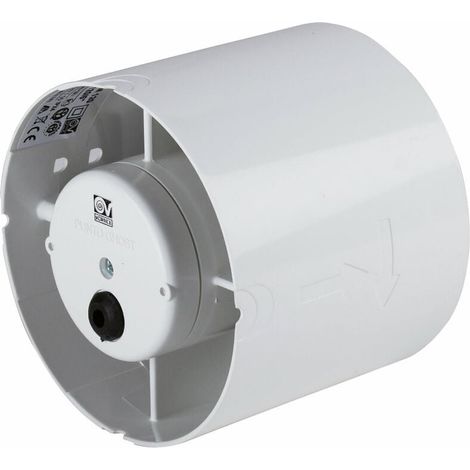 Estrattore elicoidale condotto Vortice GHOST XGT090 90mm temporizzato bianco