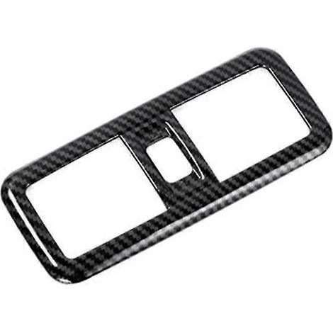 Garniture adhésive en fibre de carbone pour lampe de lecture avant intérieure de voiture Pajero 2007-2019 (1/5)