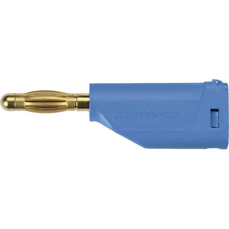 Schützinger Fiche à ressort Ø de la broche: 4 mm bleu 1 pc(s) C008122