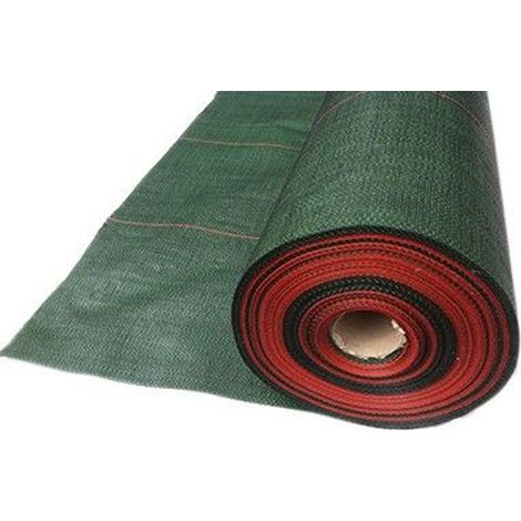 Toile de paillage VERTE 1,05x100m Traitement anti-UV Grammage 86g /m² TECPLAST (1/5)