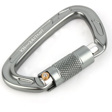 25 kN Karabiner aus Aluminiumlegierung für Kletter- und Outdoor-Rettungseinsätze
