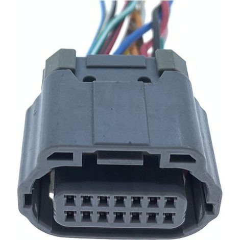 ZE064W-14DS-HU/R(A) est un connecteur à prise unique pour faisceaux de câbles automobiles, compatible avec les connecteurs DJ7147D-0.6-11/21.