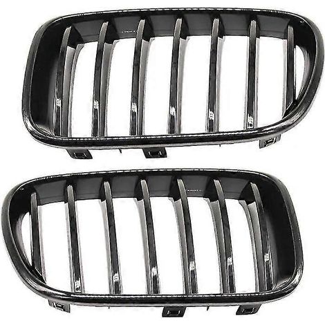 Paar Nierengrill-Ersatzgrills für die vordere Stoßstange des BMW X3 F25 (2011–2013) – Dunkelgrün