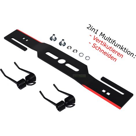 Lame 2-en-1 multifonction pour tondeuse (pour couper et scarifier) (1/4)