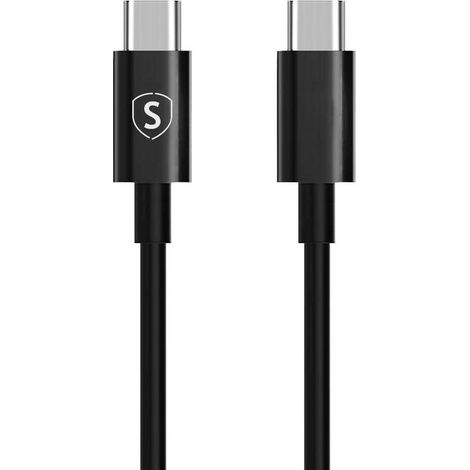 Cable de charge rapide usb c vers usb c 60w 3a pd 025m - noir