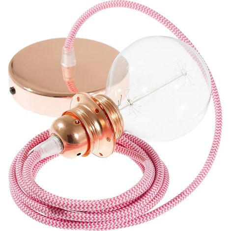 Hängelampe Creative Cables rz08 DIY-Set Kupfer 50 cm (1/3)
