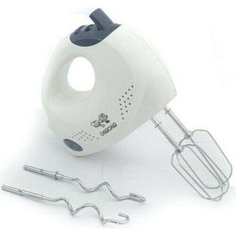 SBATTITORE ELETTRICO FRULLATORE FRUSTE ACCIAIO DA CUCINA 5 VELOCITÀ 250 W QQ608