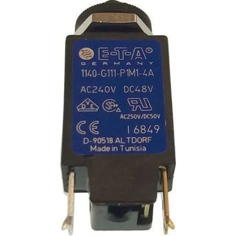 Interruptor térmico e-t-a gs11470 protección sobrecarga acción rápida