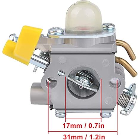 308054043 Carburateur pour Ryobi RY28000 RY28020 CS26 RY28040 SS26 RY09053 RY28021 RY28025 RY09056 RY09055 UT33600A UT33600 UT33650 26cc 30cc 25cc Débroussailleuse Souffleur (1/5)
