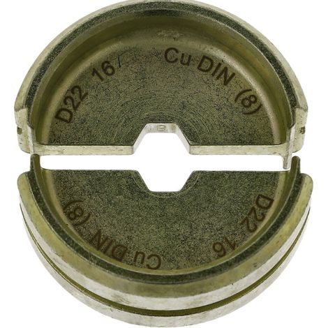 Insert de mâchoire de sertissage hexagonal pour cosse de câble 16 mm²