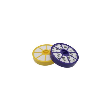 Filtres HEPA de rechange pré- et post-moteur avec joints en caoutchouc, compatibles avec les pièces pour aspirateur Dyson DC07 DYR-1810, références 904979-02 et 901420-02 (1/2)