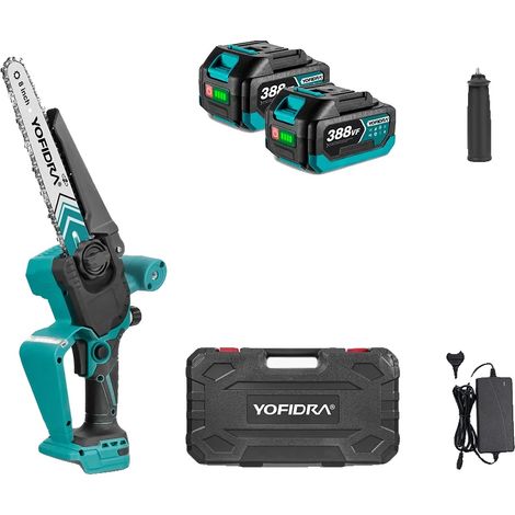 Scie Électrique, Moteur Sans Balais, Réglages Sans Outil, Ensemble de 2xBatteries (1/2)