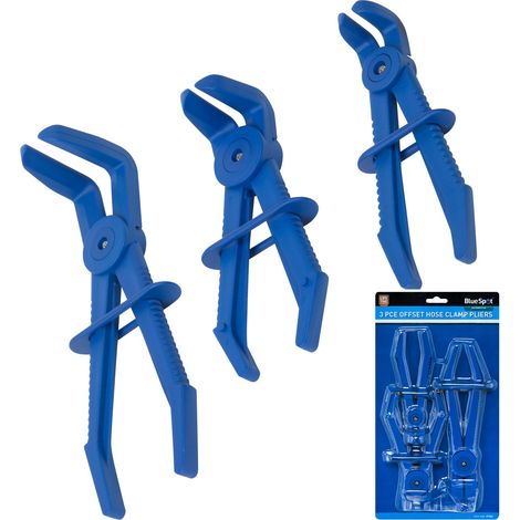 Blue Spot Tools 3 Piece Offset Flexible Hose Clamp Pliers (1/3)