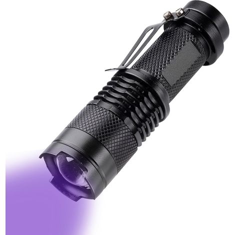 Lampe de Poche UV LED Torche UV Portable pour Détection Urine d'Animaux Domestiques, Pratique et Puissante (1/5)